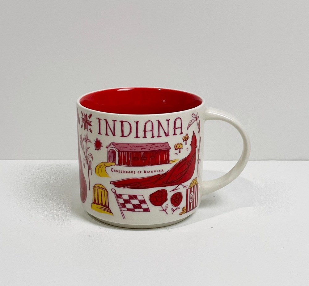 Indiana Starbucks Been There Series Mug 14 oz